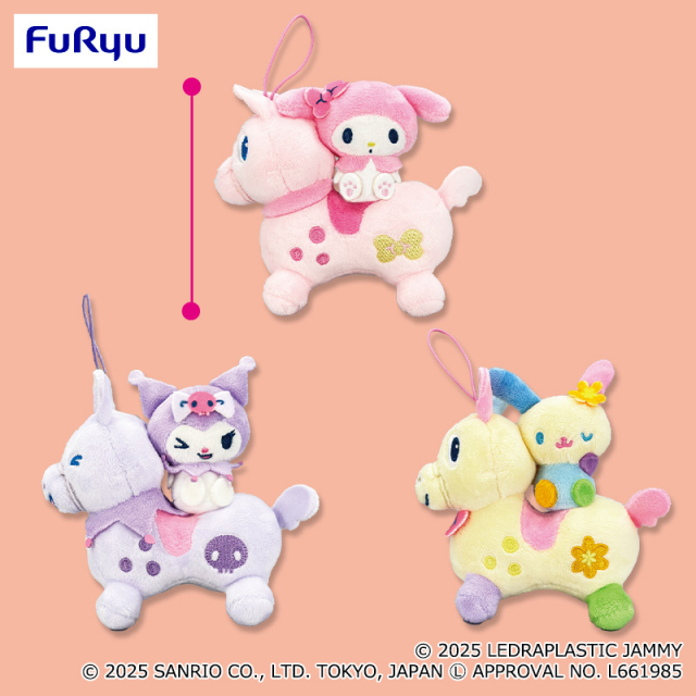 RODY×SANRIO CHARACTERS ちいさなペアぬいぐるみ～マイメロディ・クロミ・ウサハナ～