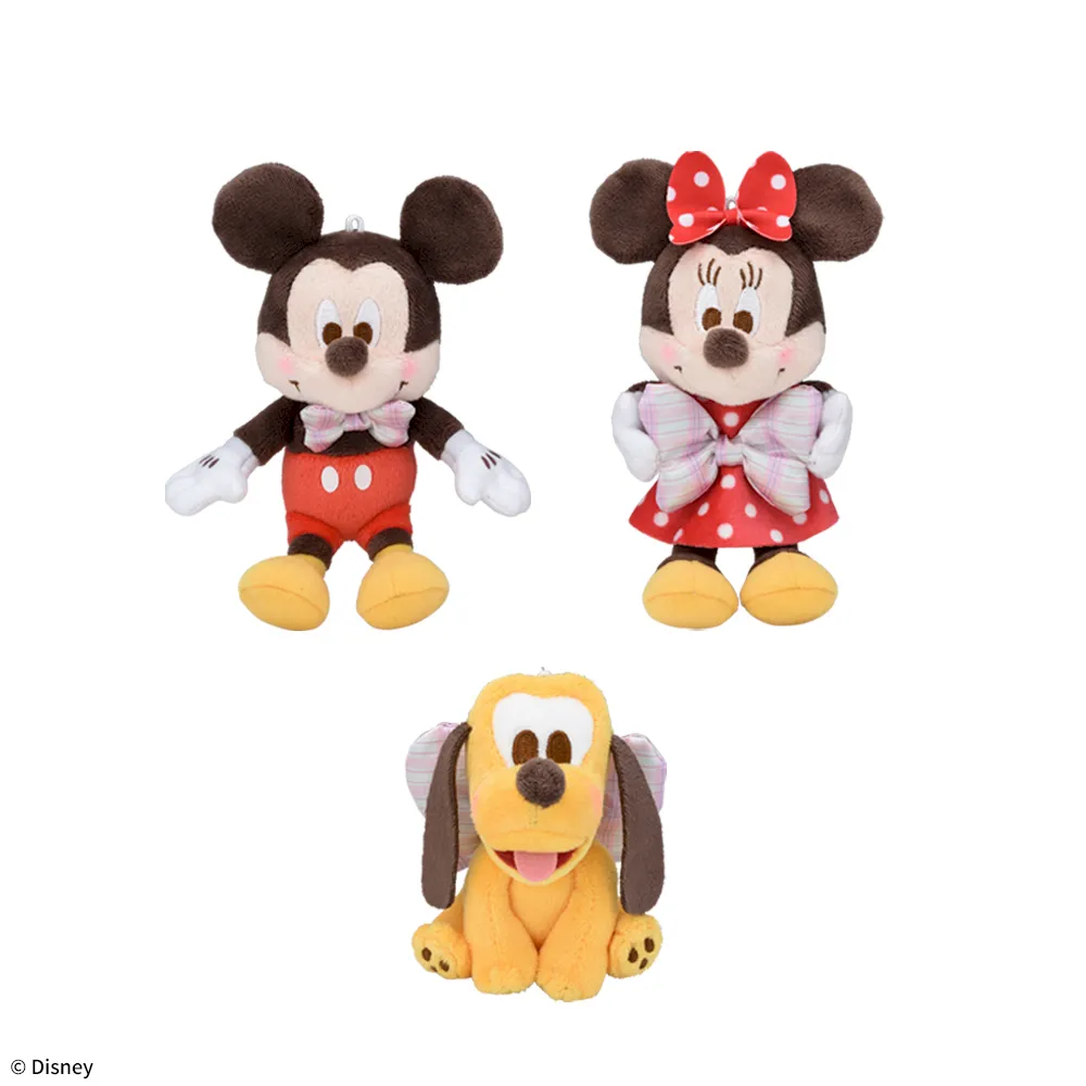 ミッキー&ミニー&プルート赤いほっぺマスコット~ワン!ダフルギフト~