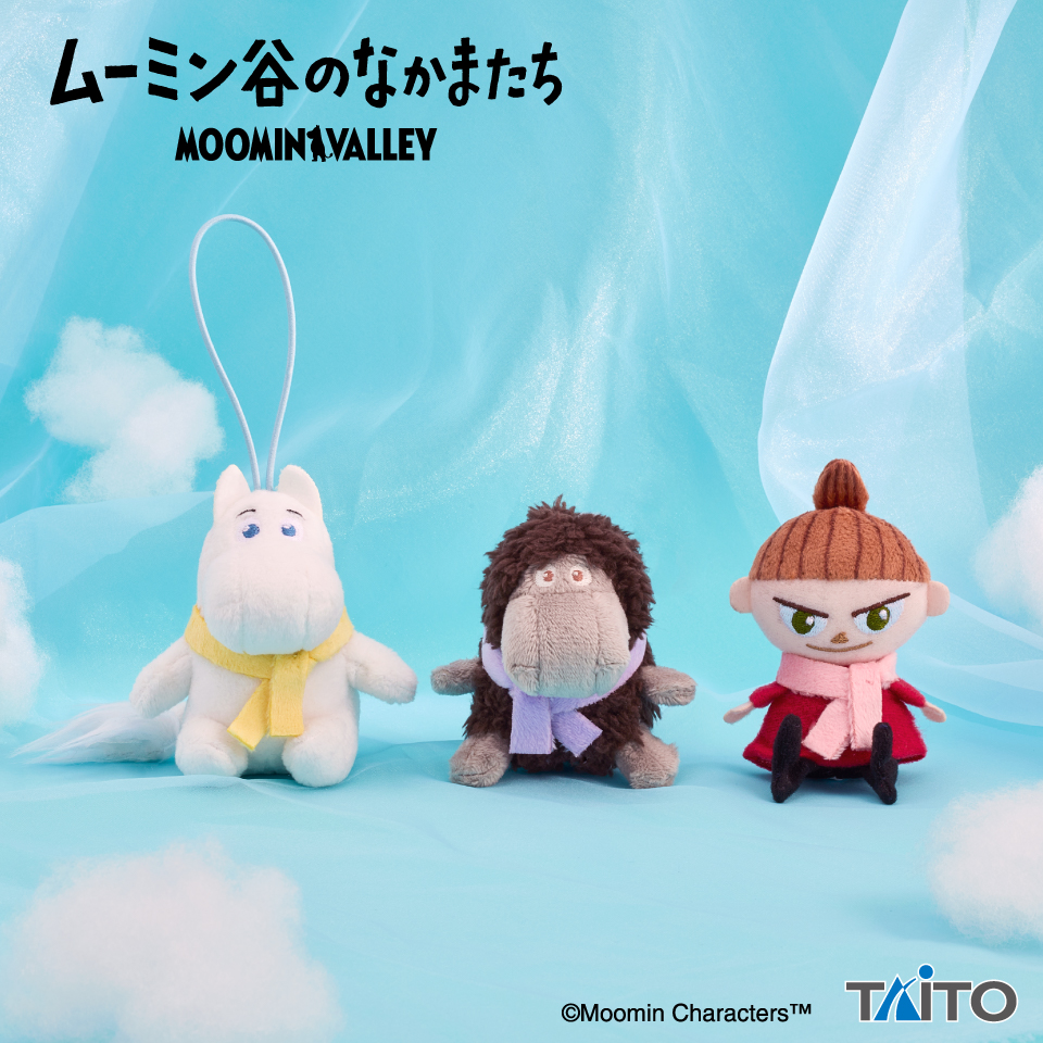 ムーミン谷のなかまたち ぬいぐるみマスコット マフラーver.