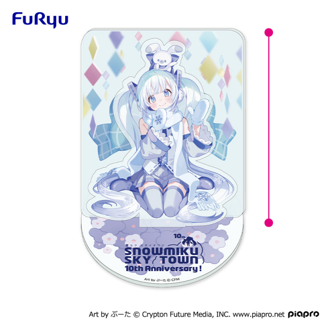 初音ミク アクリルスタンドー雪ミク スカイタウン10th ver.ー