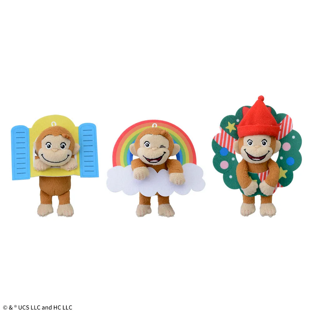 おさるのジョージフレーム付マスコット