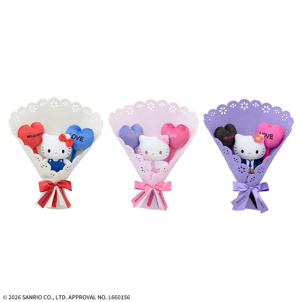 ハローキティブーケぬいぐるみ