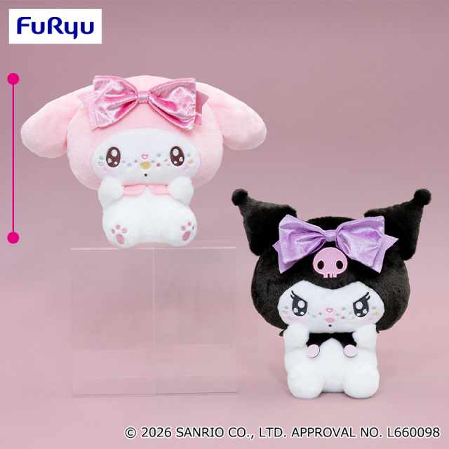 マイメロディ・クロミ きゅるるんそばかすBIGぬいぐるみ