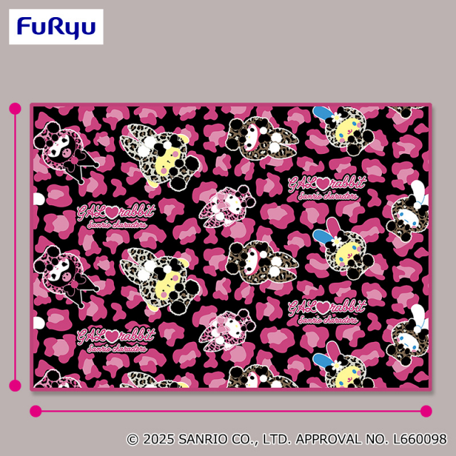 サンリオキャラクターズ ギャルらび♡大きな毛布