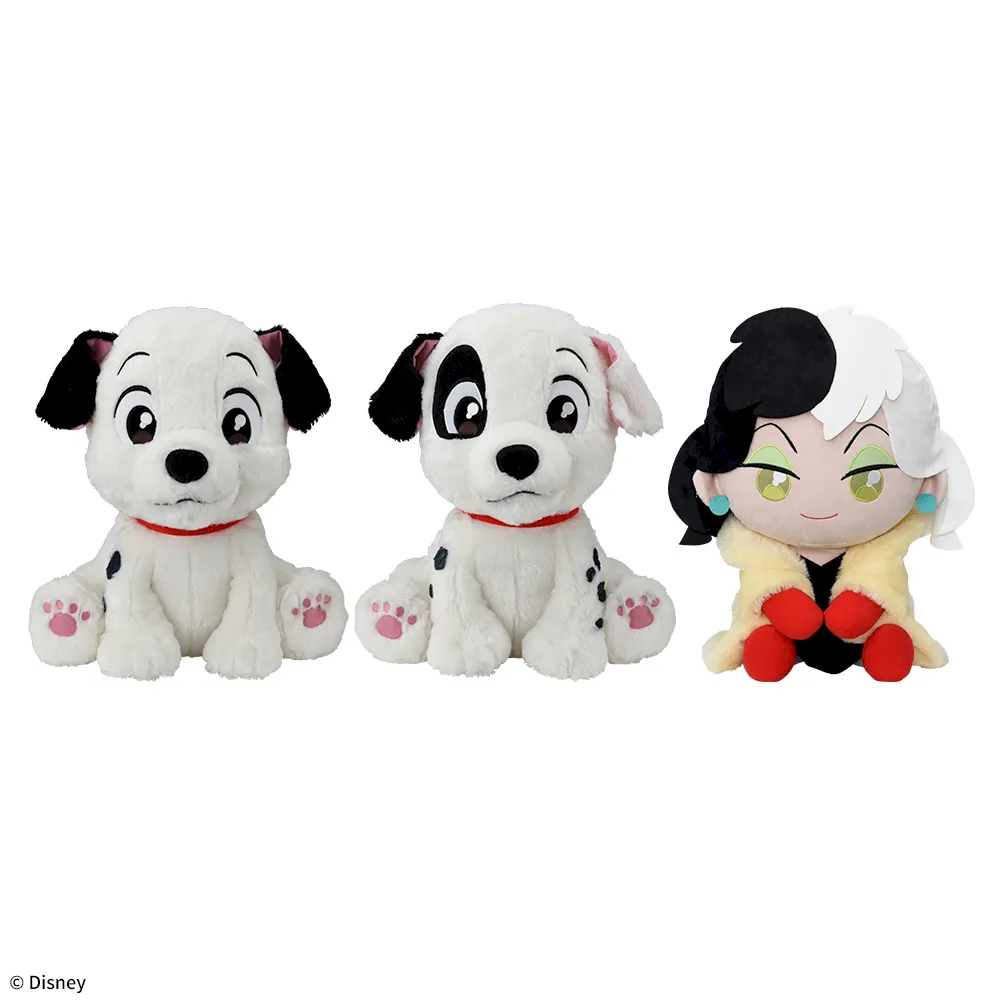 ラッキー&パッチ&クルエラうるりぃみぃぬいぐるみ