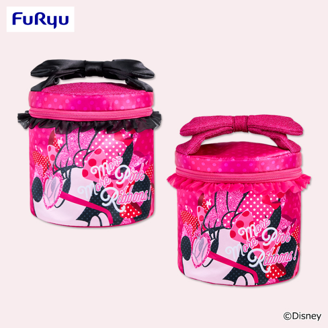 ミニーマウス More pink More ribbons! バニティポーチ