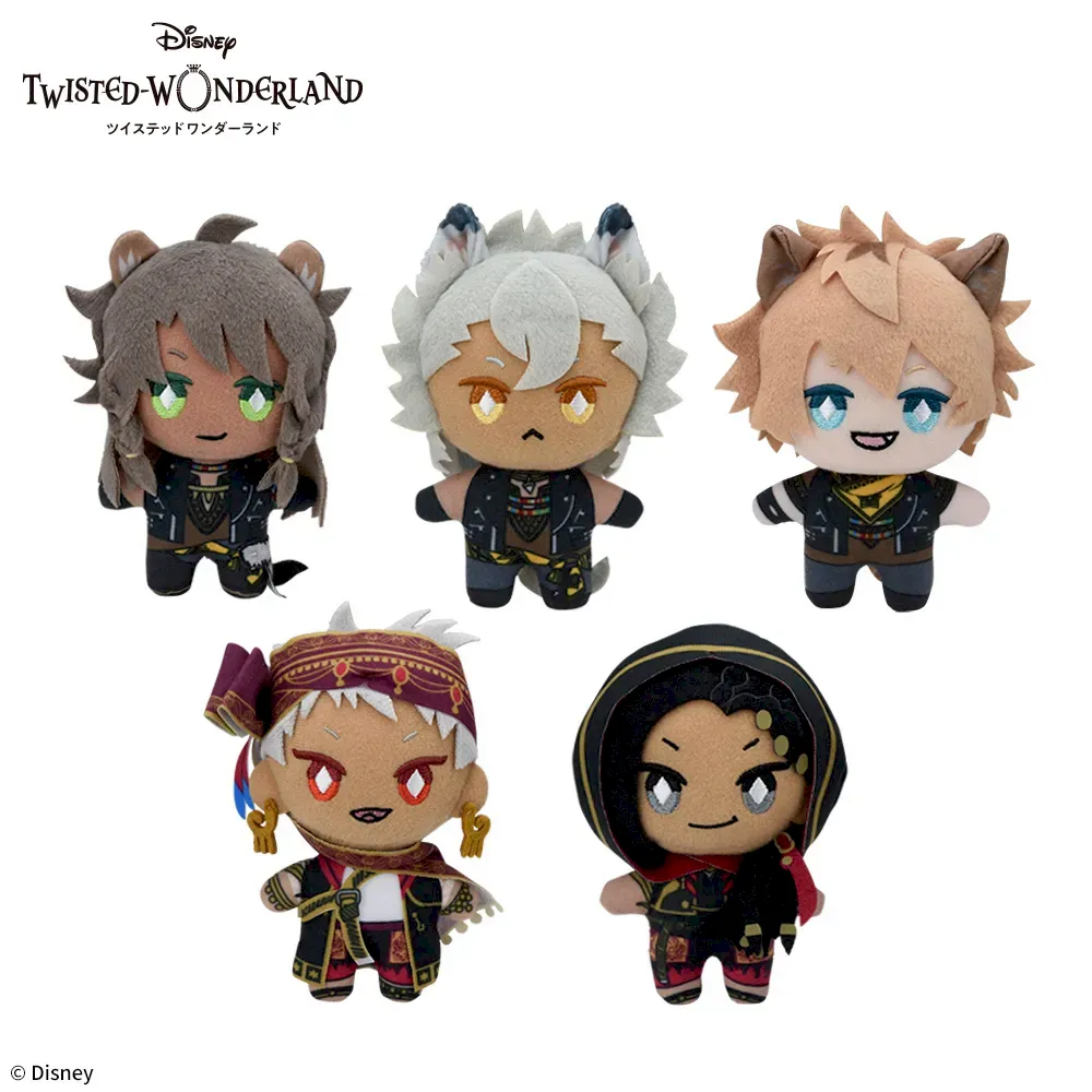 ディズニーツイステッドワンダーランド寮服マスコット～サバナクロー寮＆スカラビア寮～