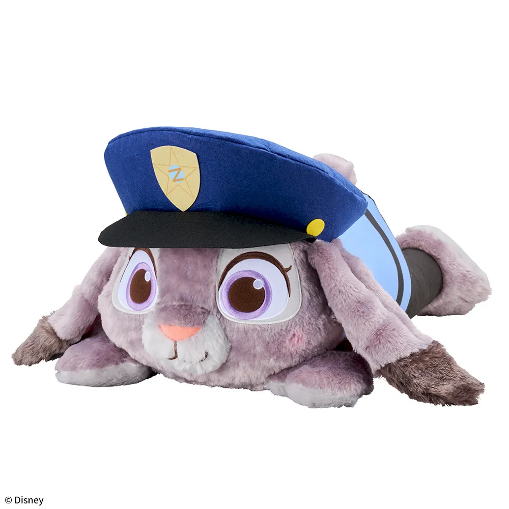 ズートピア赤いほっぺ寝そべりスーパーラージキッズぬいぐるみ“ジュディ・ホップス”
