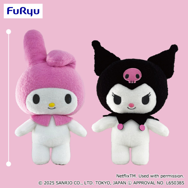 Netflixシリーズ「My Melody & Kuromi」 BIGぬいぐるみ