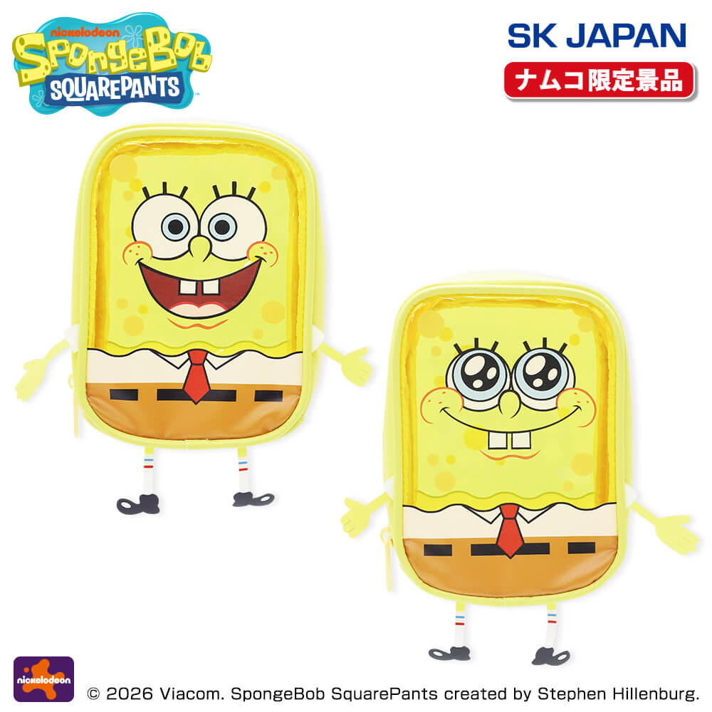 スポンジ・ボブ クリアダイカットポーチ【ナムコ限定】