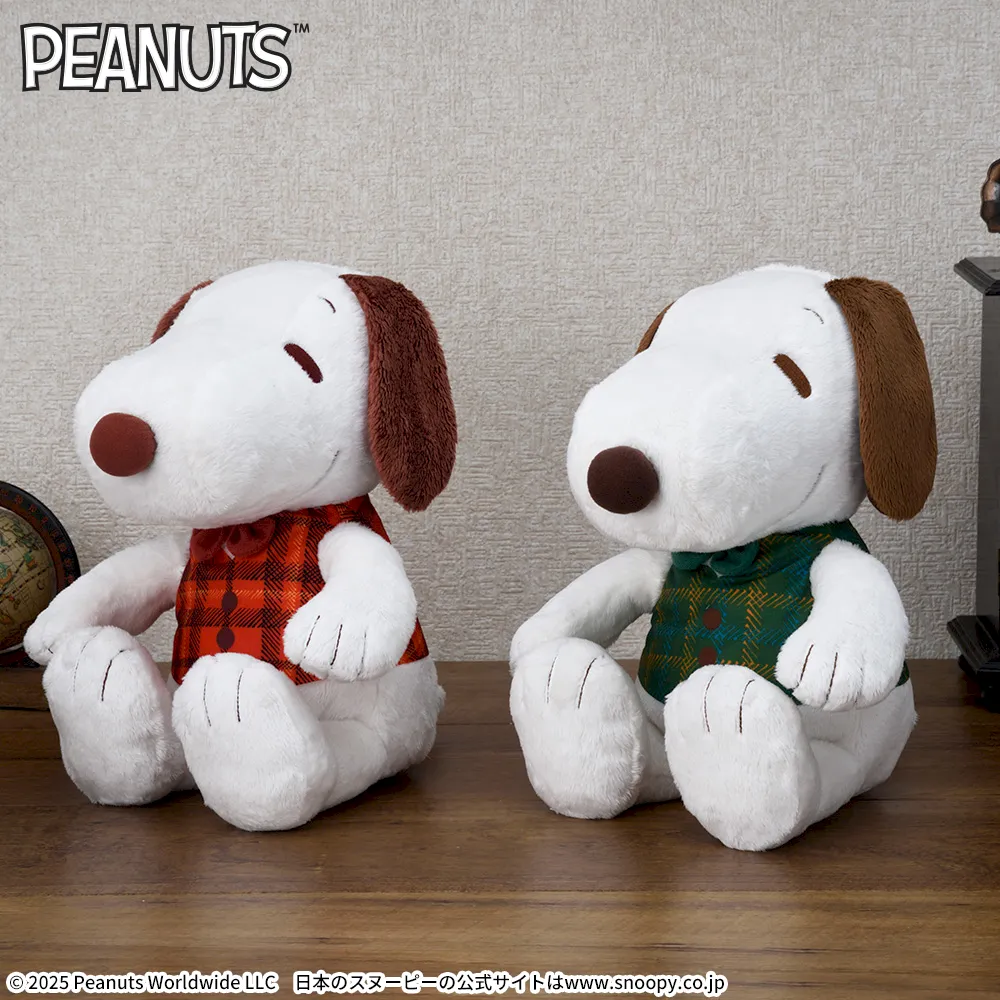 SNOOPY™Lぬいぐるみチェックベスト