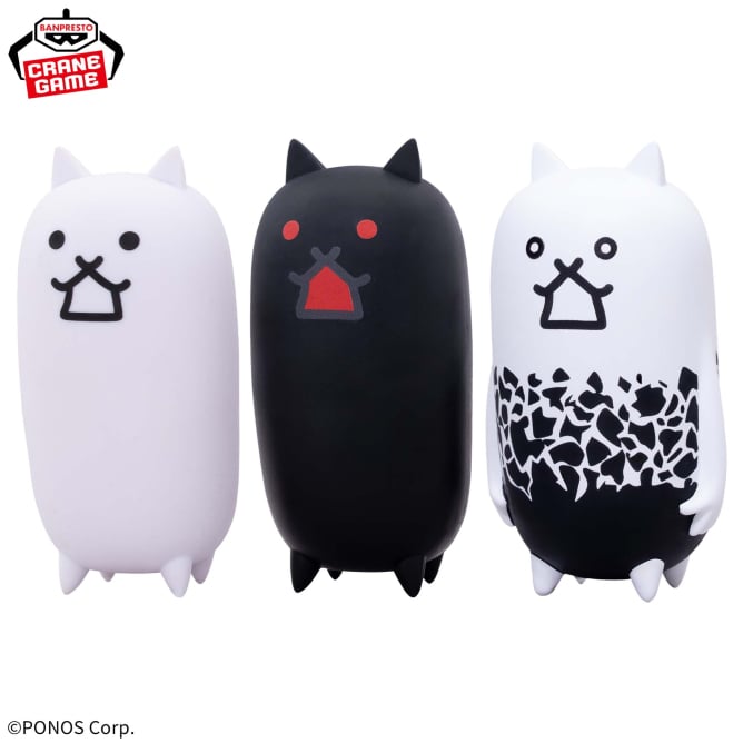 にゃんこ大戦争 にゃんこ軍団ミニフィギュア~タンクネコ・殺意のタンクネコ・狂乱のタンクネコ~