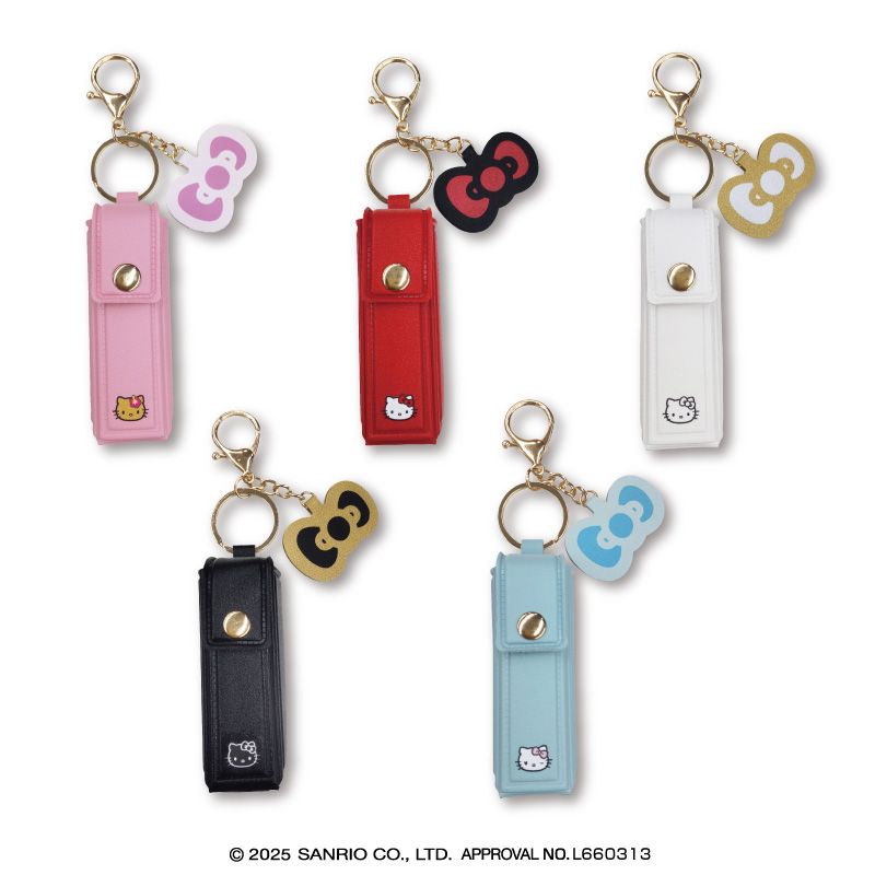 ハローキティ Ｍｙハローキティリボン型ミラー付きリップポーチ