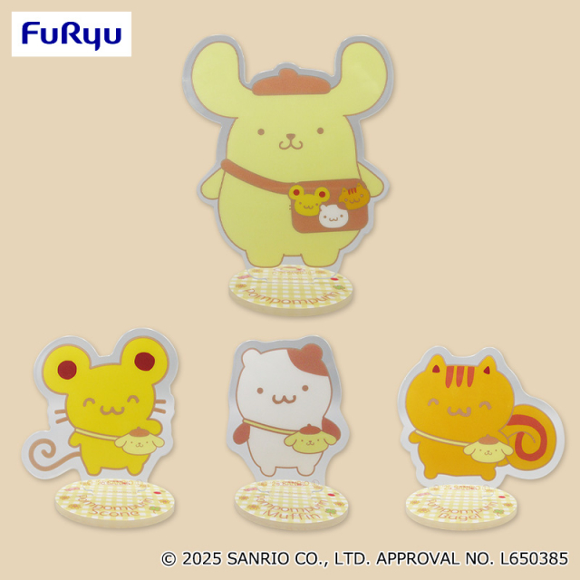 ポムポムプリン チームプリンみんなでお散歩でちゅ！アクリルスタンド