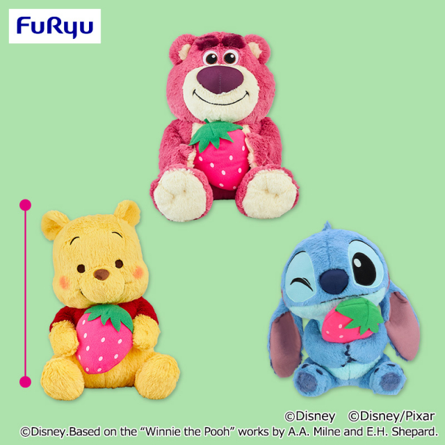 ディズニー/ピクサーキャラクター FukuFuku いちご大好きBIGぬいぐるみ