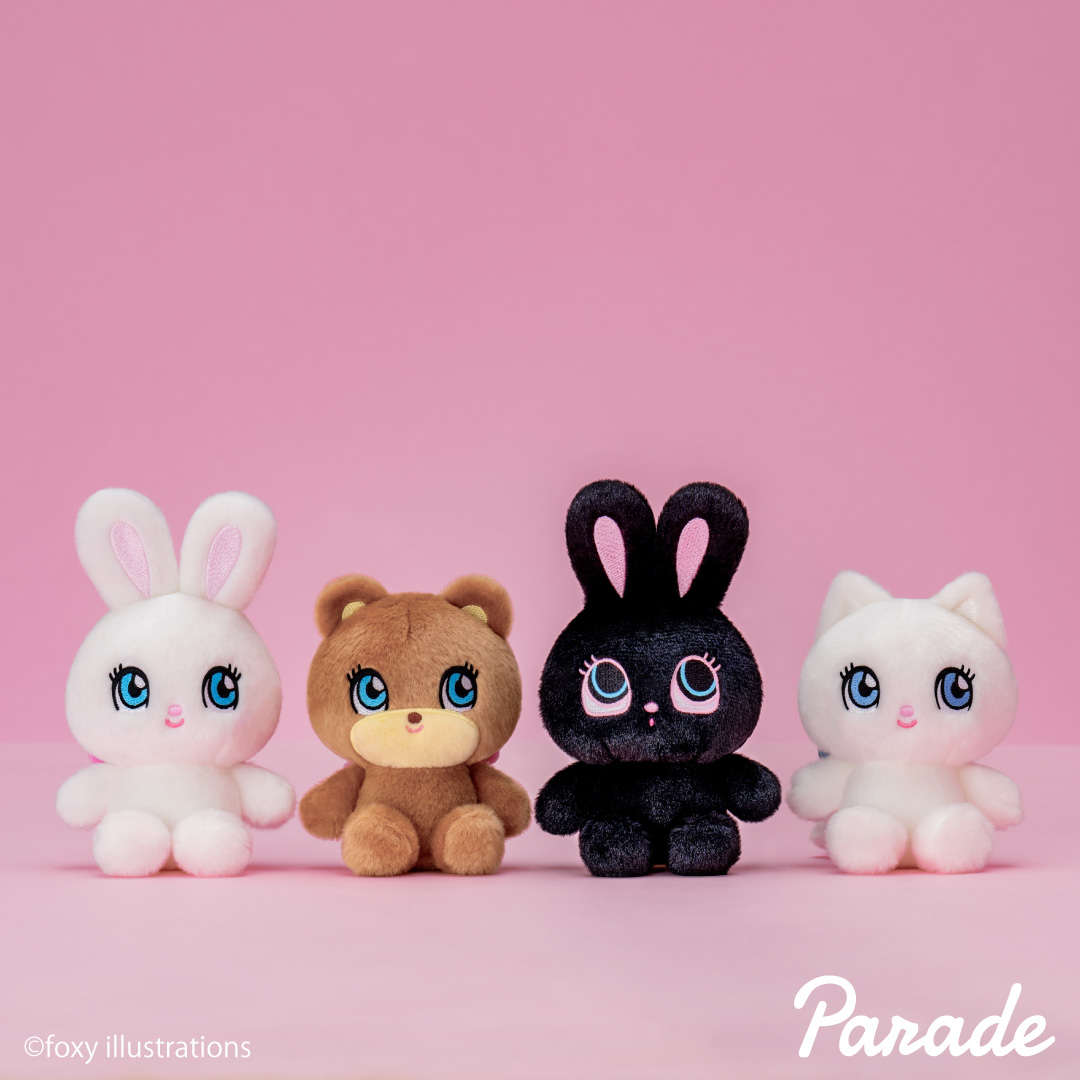 foxy illustrations てのひらエンジェルぬいぐるみ