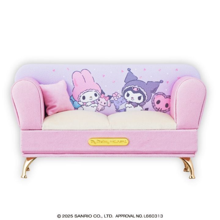 マイメロディ♡クロミ エンジェルソファー型ジュエリーボックス