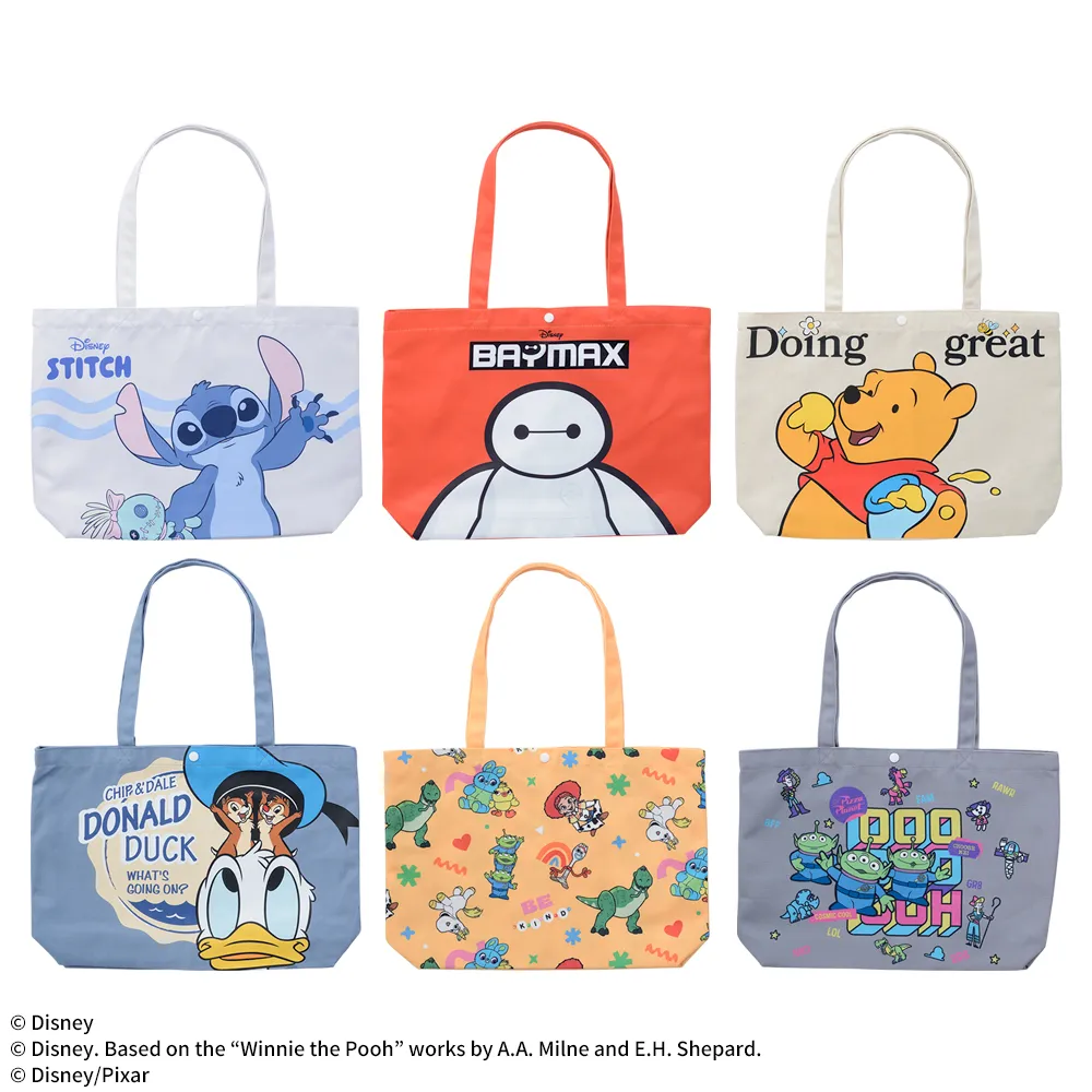 ディズニー&ピクサーキャラクタープラチナムザッカトートバッグ