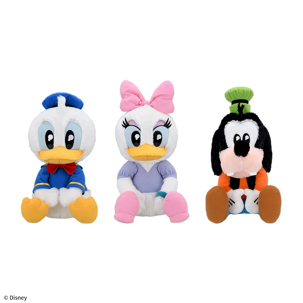 ドナルド&デイジー&グーフィーうるりぃみぃぬいぐるみ