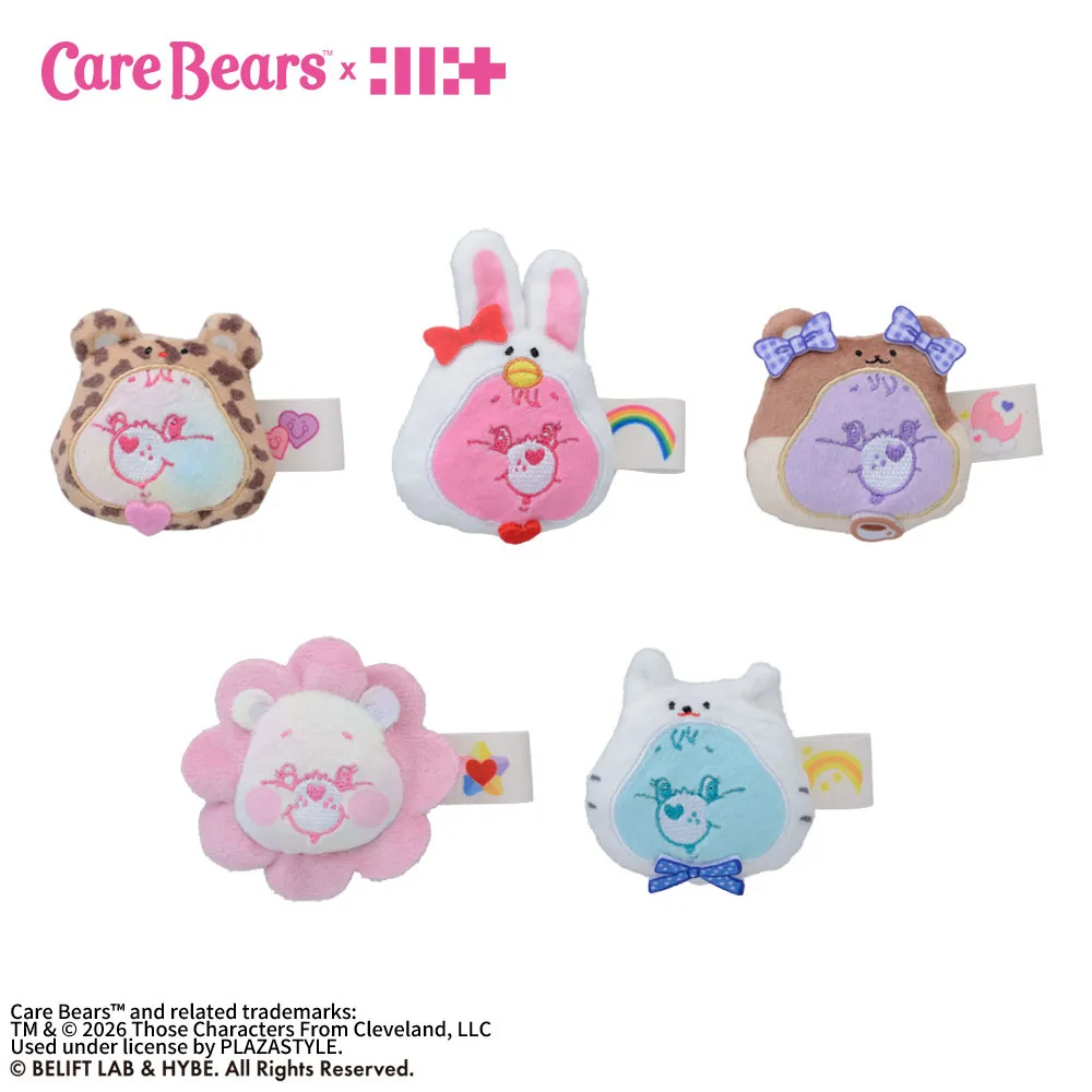 CareBears™×ILLITマスコットヘアクリップ