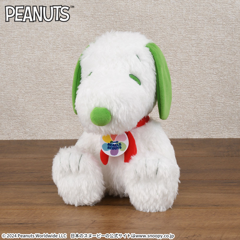 SNOOPY™　Lぬいぐるみ　ビーグル・スカウト