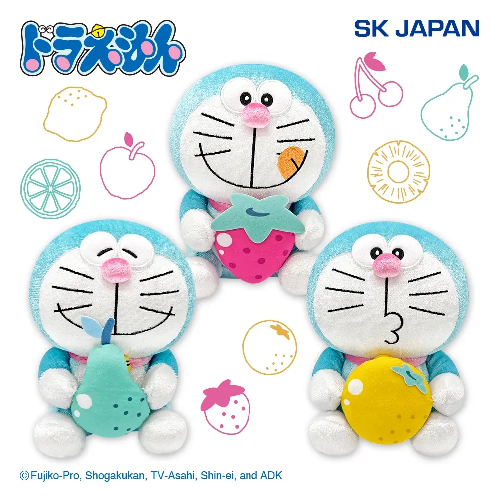 ドラえもん フルーツハグぬいぐるみ