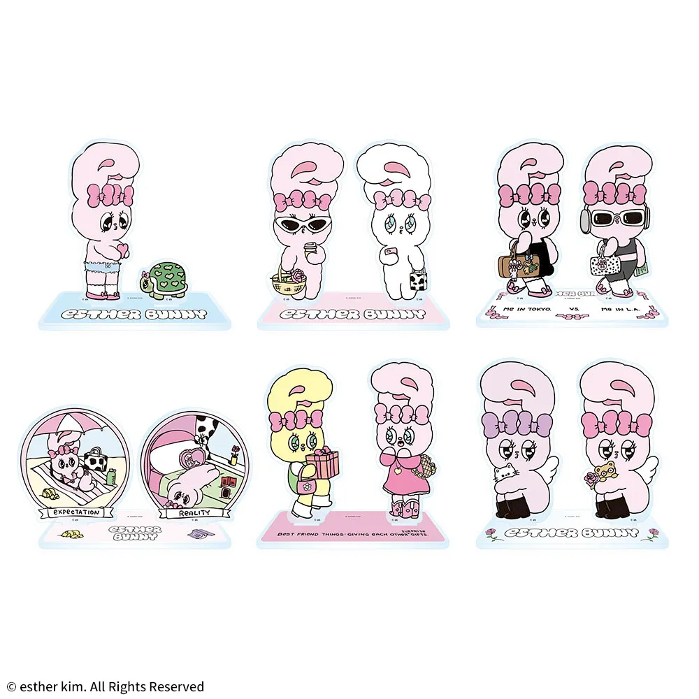 エスターバニーツインクリアスタンド