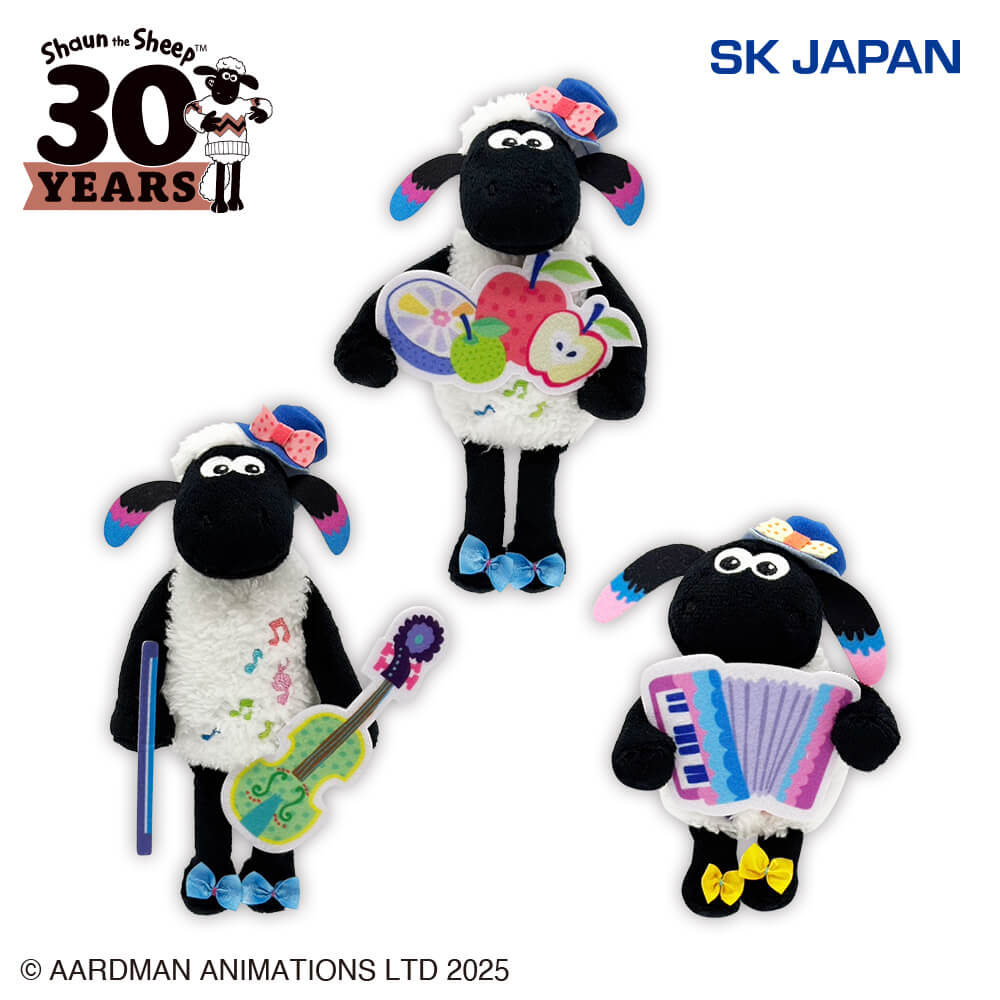 ひつじのショーン×ホラグチカヨ ミニぬいぐるみ(秋の音楽祭)