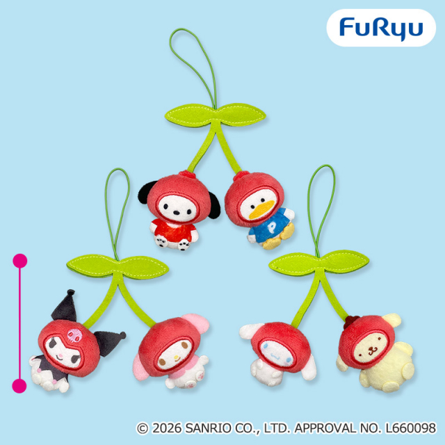 サンリオキャラクターズ なかよしさくらんぼペアマスコット