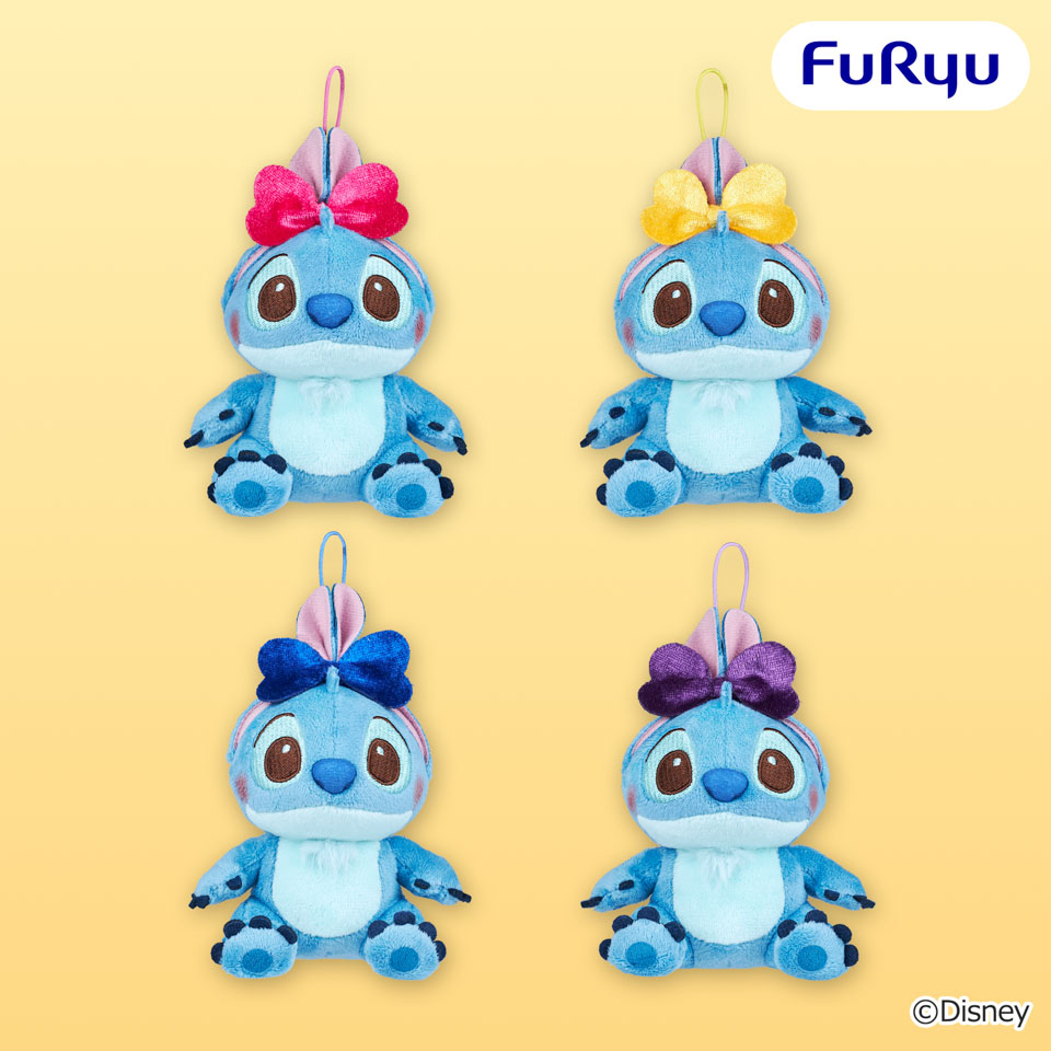ディズニー スティッチ FukuFuku うさ耳むすびマスコット