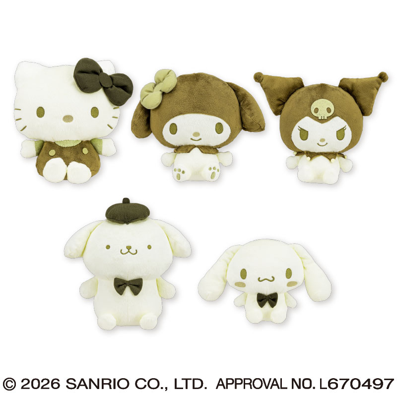 サンリオキャラクターズ もこもこセピアちょいデカドールが登場予定