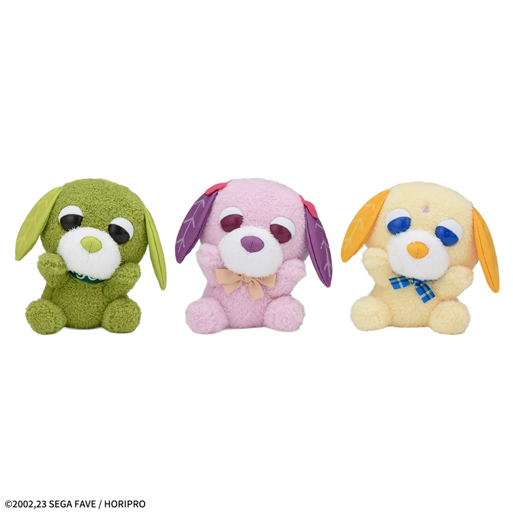 お茶犬ひょこぴょこぬいぐるみ