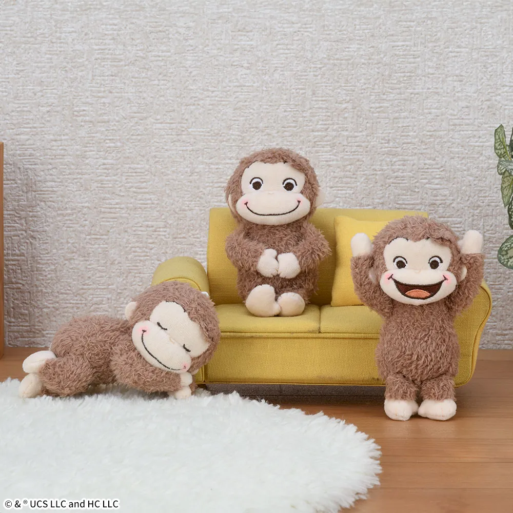 おさるのジョージ赤いほっぺマスコットいろいろポーズ