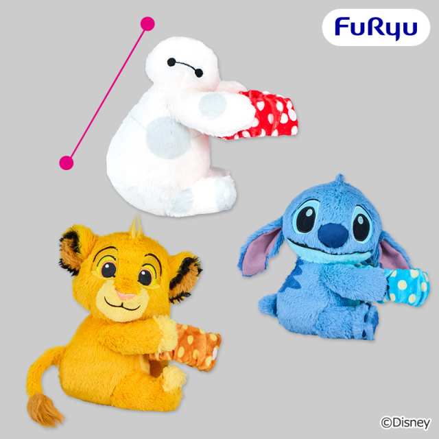 ディズニーキャラクター ぬいぐるみシュシュバンド