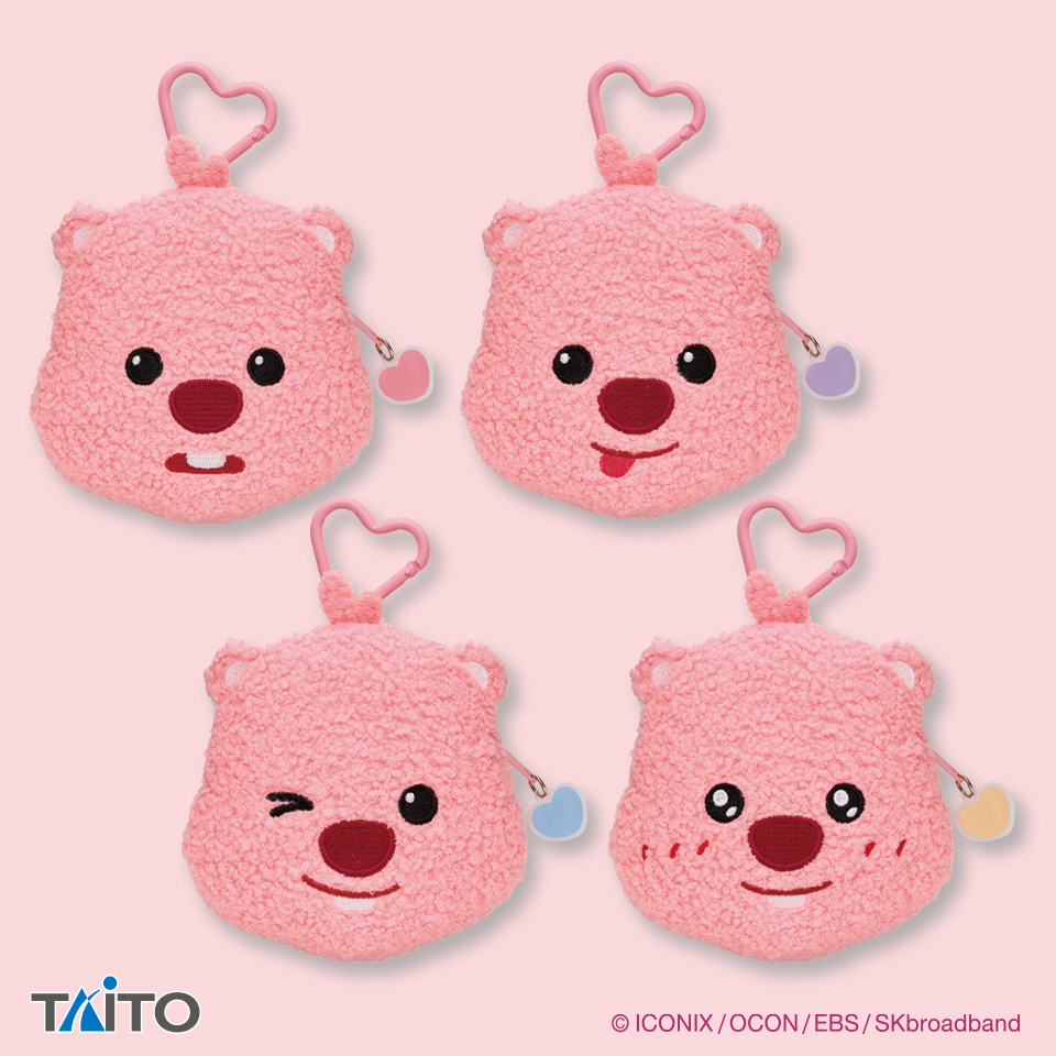 じゃんまんるぴー もこもこフェイスポーチ