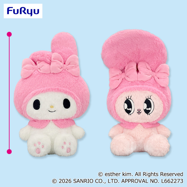 エスターバニー×マイメロディ 超BIGぬいぐるみ