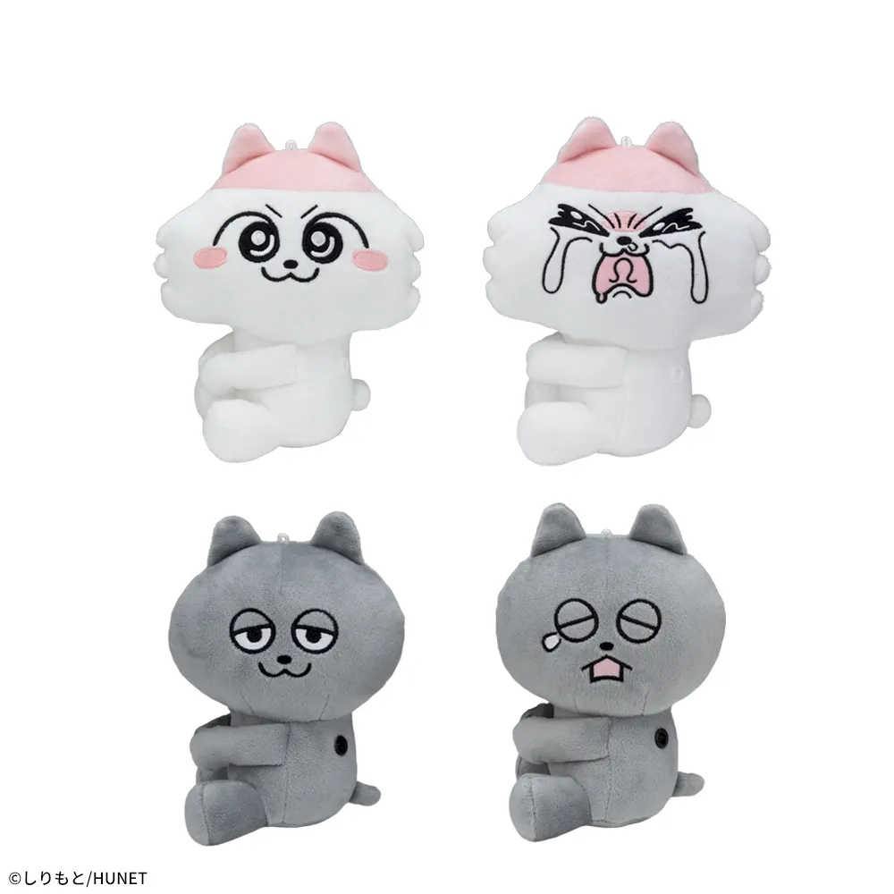 ンめねこくっつきぬいぐるみ