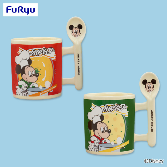 ミッキーマウス Pop Pop Supermarket！ スープ缶風マグカップ