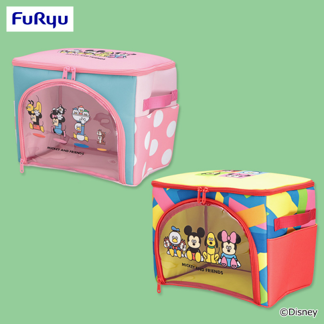 ミッキー＆フレンズ 松本セイジ描きおろし クリア収納ケース