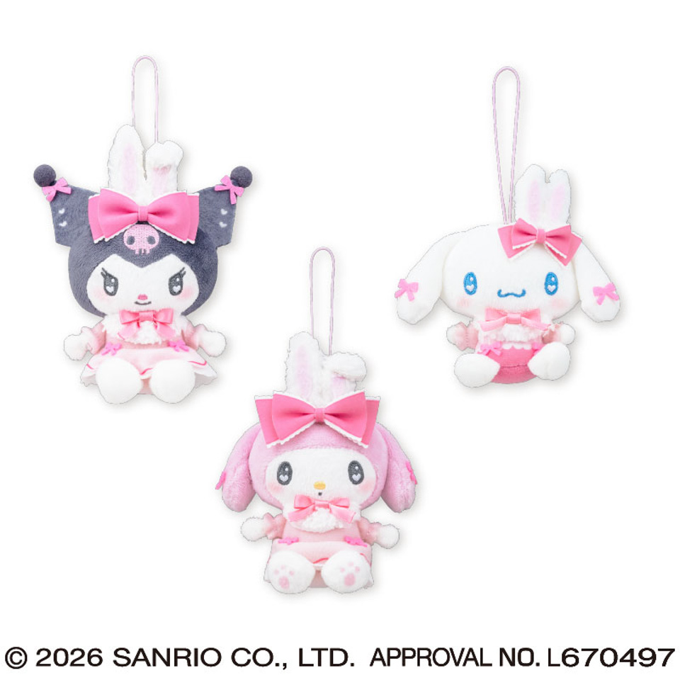 サンリオキャラクターズ　ときめきリボンラビットマスコット１