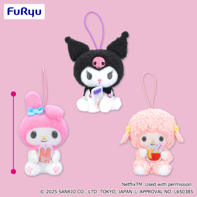 Netflixシリーズ「My Melody & Kuromi」 たべものだっこマスコット