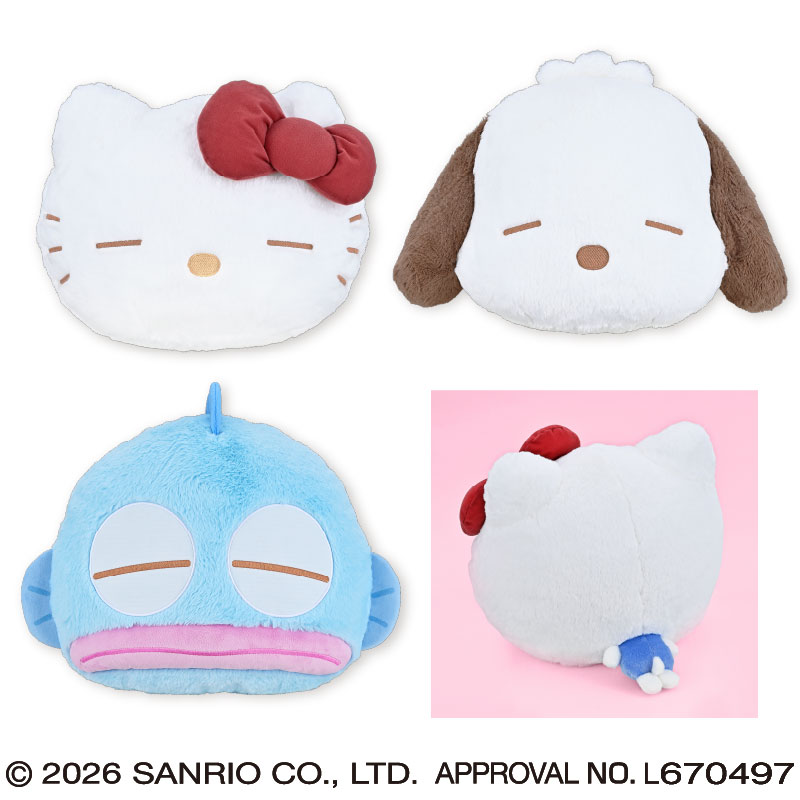 サンリオキャラクターズ だらりんライフ顔デカクッション
