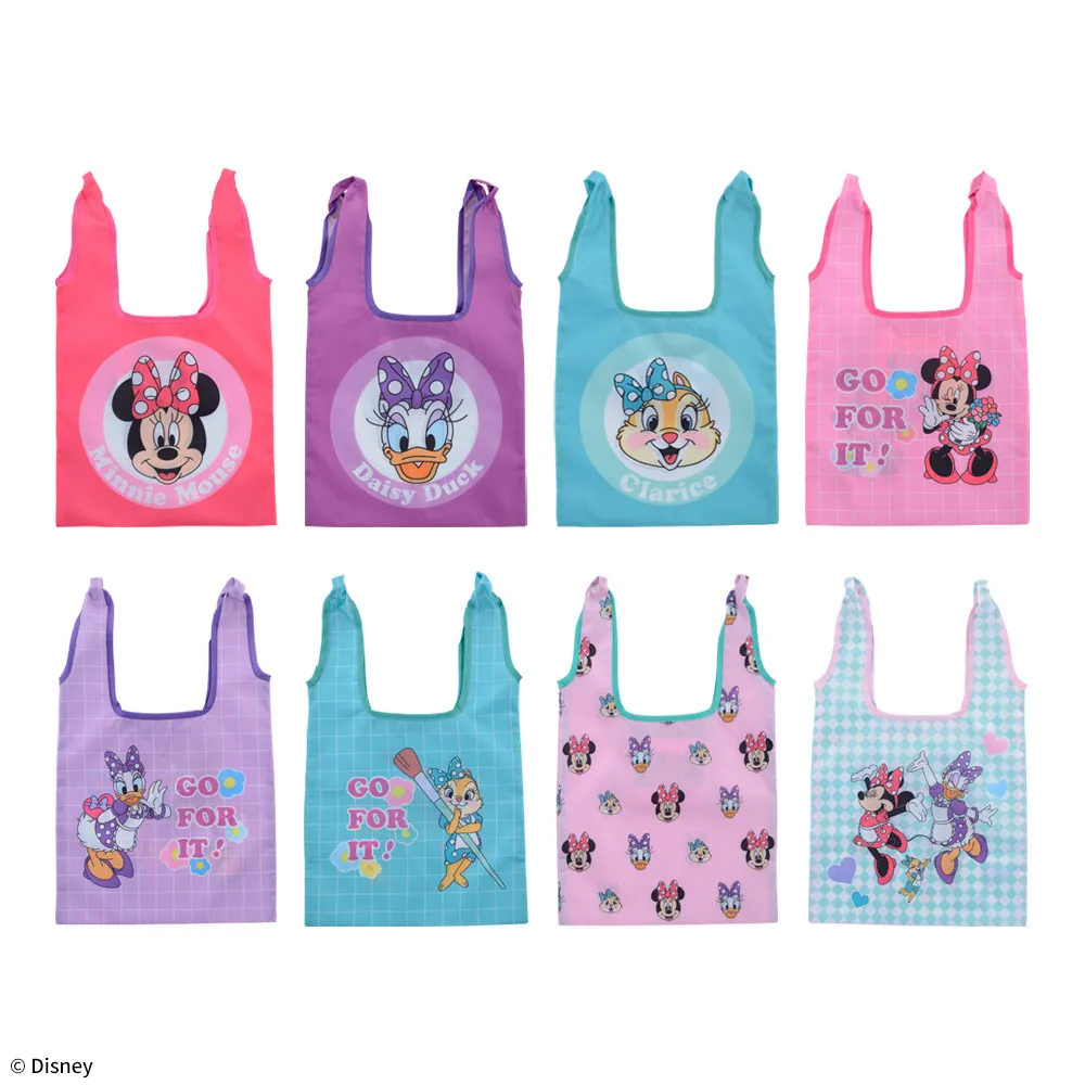 ミニーマウス&デイジーダック&クラリスエコバッグ~GOFORIT!~