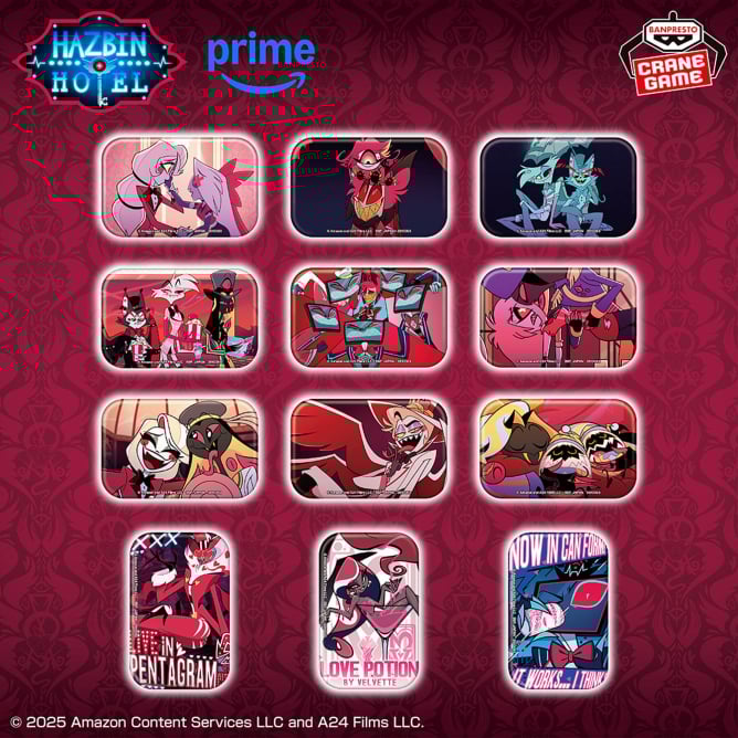 ハズビン・ホテルへようこそ スクエア缶バッジ