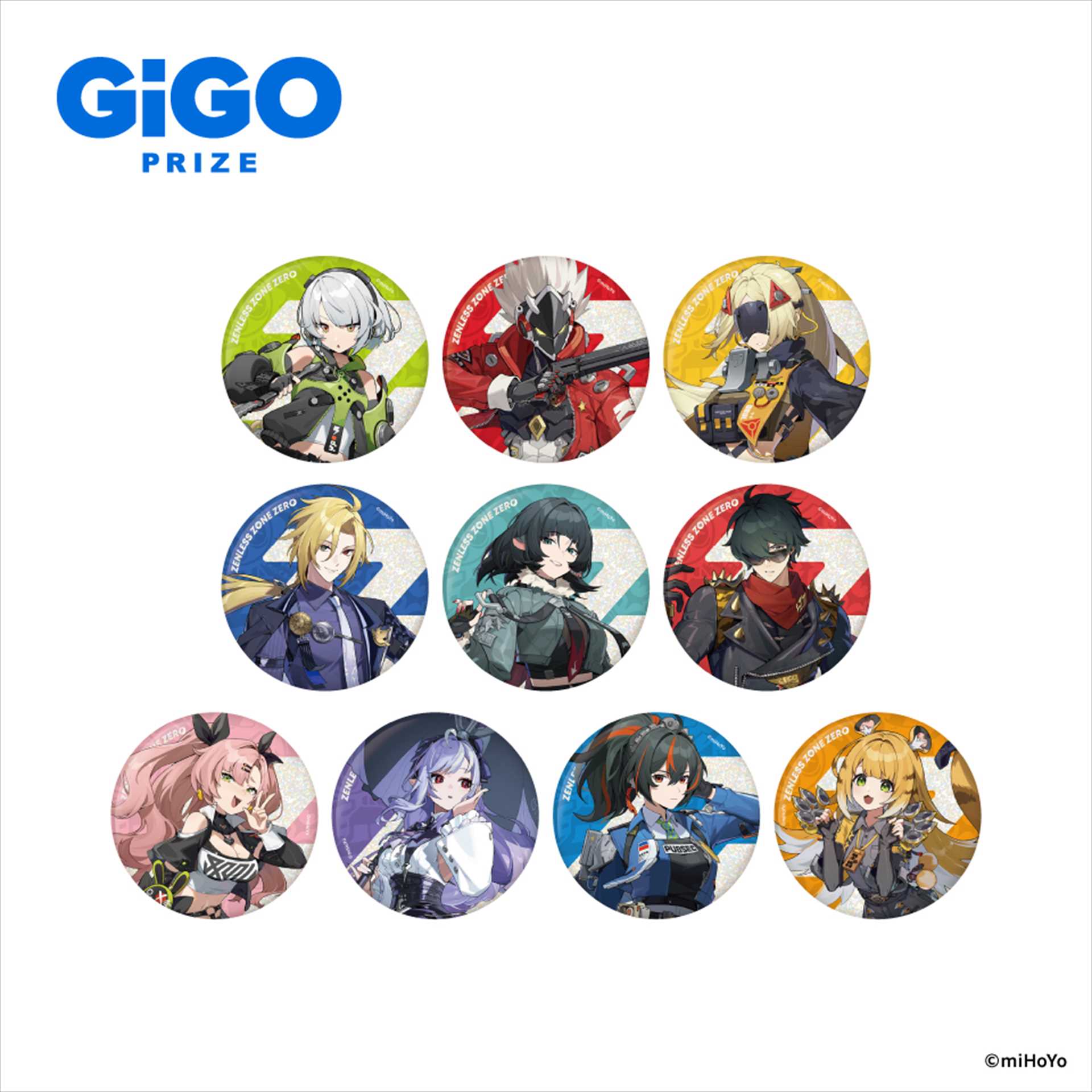 ゼンレスゾーンゼロ ホログラム缶バッジ～GiGO限定～