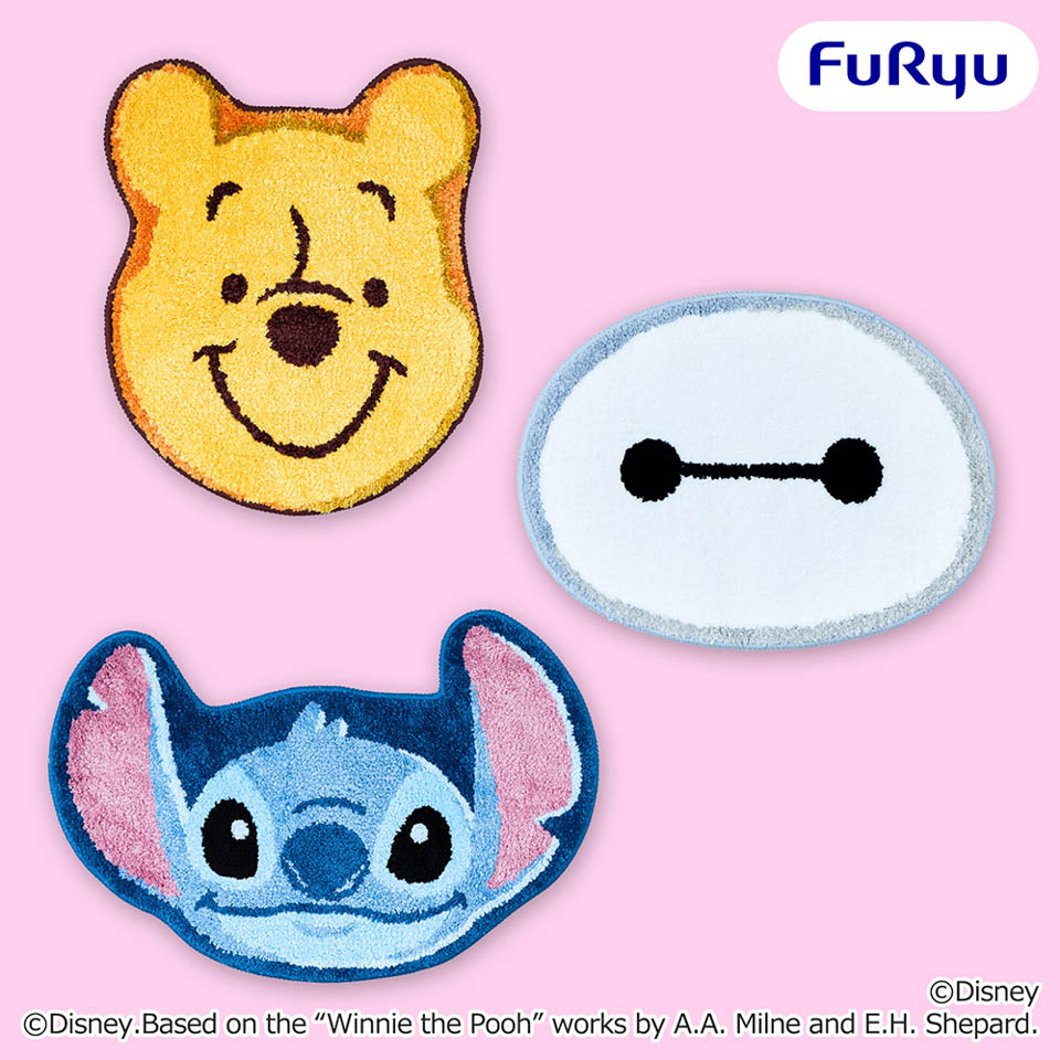 ディズニーキャラクター フェイス タフトマット
