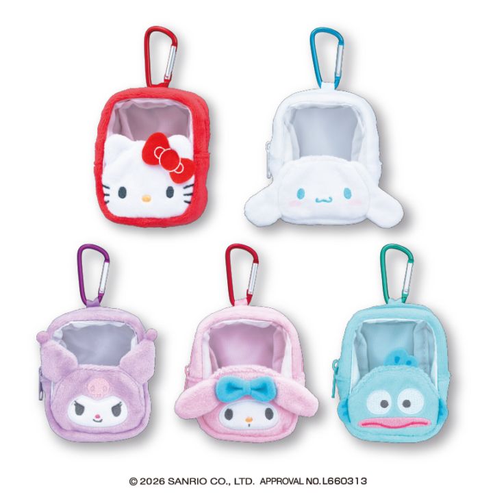 サンリオキャラクターズ 窓付きポーチ