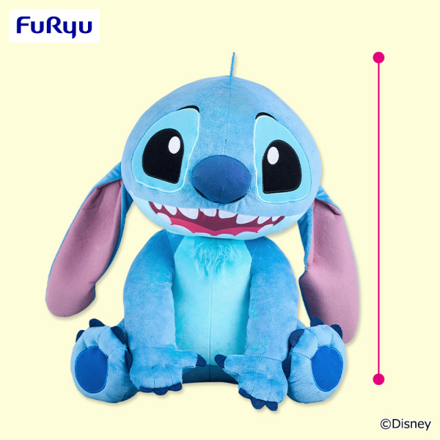 ディズニー　スティッチ ガジガジ超超BIGぬいぐるみ