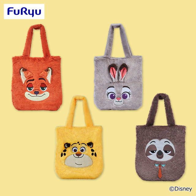 ズートピア ふわふわフェイスバッグ