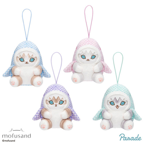 mofusand ギンガムチェックサメにゃんマスコット